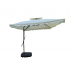 PATIO UMBRELLA, SIDE POLE, 2.5 M. x 2.5 M., BEIGE
