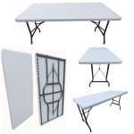 FOLDING TABLE, 5' X 2.5'