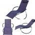FOLDING ROCKING CHAIR, ALU.FRAME, PURPLE