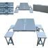 Folding Picnic Table With Joint Chairs - 8828 (White - MDF Top)