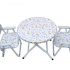 Folding Baby Table - Chairs Set (1+2 Chairs With Arms)-P.P.Printed, Doll
