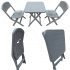 Folding Coffee Table - Chairs Set - P.P. - 2' x 2' (2 + 1 )
