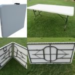 Folding Table - Rectangular - 6' x 2.5' (Split Top)