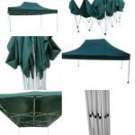 Quick Foldable Gazebo, 15' x 10', GREEN