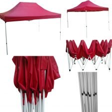 Quick Foldable Gazebo, 15' x 10', RED