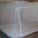 Folding Mosquito Net, Self Standing Auto Pop-Up Bed Canopy, 120 x 192 Cm