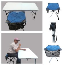 Folding Camping Stool, Extended Height