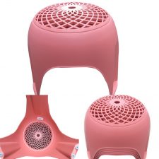 Stackable Stool, Top Grill (865), P.P., PINK (Set of 5 Pc.)