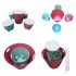 Portable Multi Color Storage Stool Chair Table Set