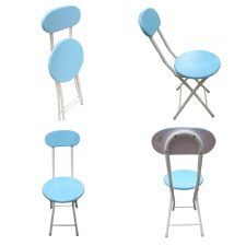 Folding Baby - Kids Study Chair, MDF Seat - Blue