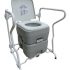 Portable Orthopedic Toilet Commode- With Arm Rest Bkt.