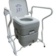 Portable Orthopedic Toilet Commode- With Arm Rest Bkt.