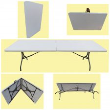 Folding Table - Rectangular - 8' x 2.5' (Split Top)