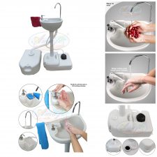AMAZE Portable light weight movable outdoor garden farm house event camping travelling hand wash sink with water storage tank