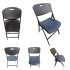 Easy Quick-Fold Coffee Chair Lightweight, Foldable Outdoor Chair for Garden, Lawn, Patio, and More Concave Design
