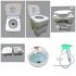 Portable Toilet Commode