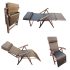 Amaze Folding Reclining Chair Cum Bed| Multi-Functional Lounge Chair for Home, Office, and Camping (Color-Brown)