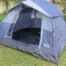 Camping Tent, 3 People, Grey - Manual