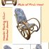 Knocked down Wooden Rocking Chair - CUSHION