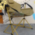Folding Camping Swing Chair with Carry Bag - YELLOW